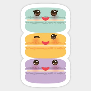 Kawaii macaroon Sticker